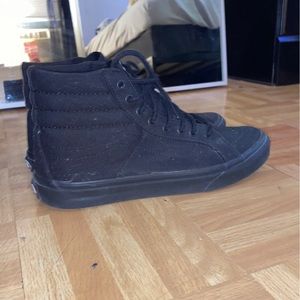 Black vans canvas sk8-HI✨